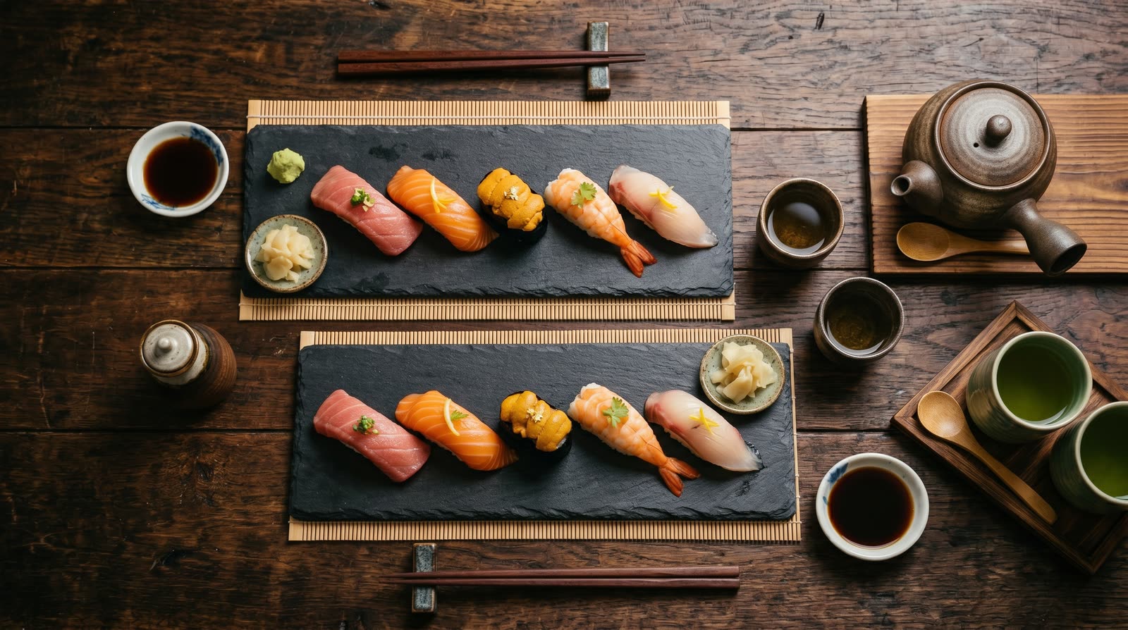 Sushi-Dinner für zwei Personen in einem japanischen Restaurant in Düsseldorf